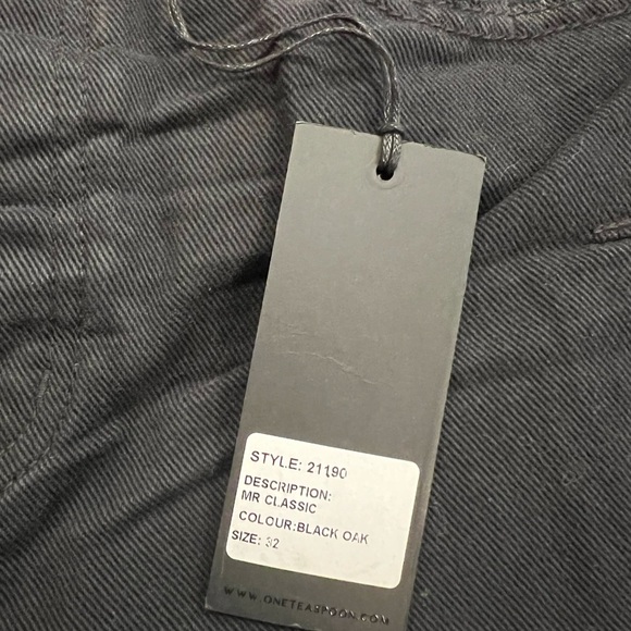 MAN X ONE TEASPOON Black Oak color Mr Classic Denim Size 32 Mens NWT - Picture 5 of 7